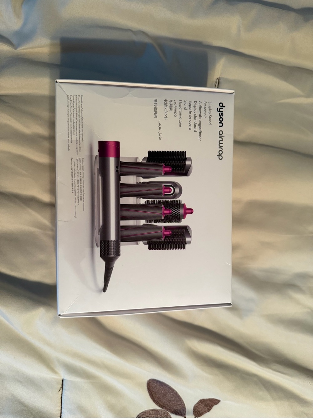 NIB Authentic Dyson Airwrap Display Stand Holder White/Fuchsia